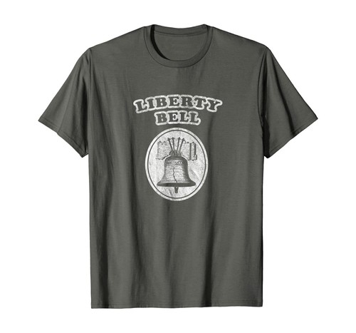 Retro LIBERTY BELL Old School Vintage T-Shirt by Turbo Volcano *NEW* 10 Colors - Bild 5 von 11