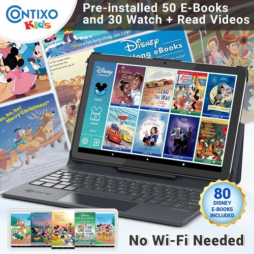 Contixo 128GB Pro Tablet A1 PC Laptop w/ Disney eBooks & HD Screen Wi-Fi Camera - Picture 4 of 9