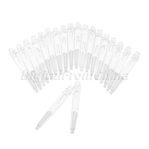 20X Transparent Crystal Nylon Darts Shafts Dart Stems 45/35/27mm Useful Supplies - Picture 9 of 9