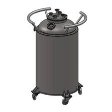 HFS(R) 100 L, (110 lbs. Refrigerant), Jacketed Storage Vessel With Condenser