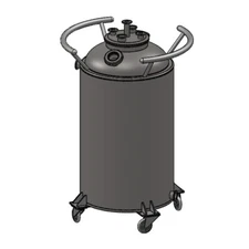 HFS(R) 100 L, (110 lbs. Refrigerant), Jacketed Storage Vessel With Condenser