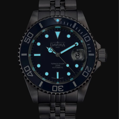 DAVOSA Ternos Diver Men's Automatic Swiss Made Watch 161.555.04 - Picture 5 of 6