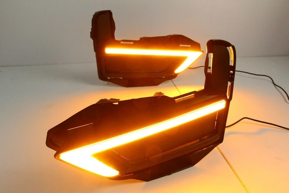 Luz antiniebla diurna giro amarillo para Nissan X-Trail/Rouge 2017-2018 DBL Foto 3 de 4