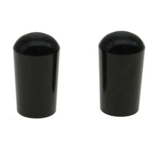 2pcs Black Metric M3.5 METAL LP Guitar 3 Way Toggle Switch Tip Knob for Epi