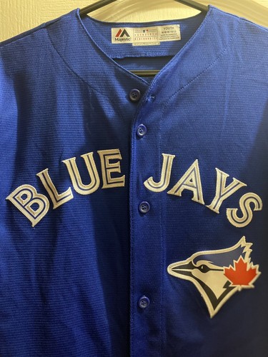 Blue Jays Donaldson #20 Majestic Jersey Med Youth - Picture 2 of 9
