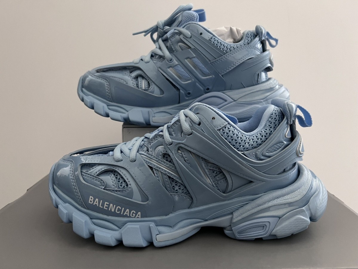 Balenciaga Women's track sneakers Light Blue Metallic EU 35 Balenciaga Women's track sneakers Light Blue Metallic EU 35