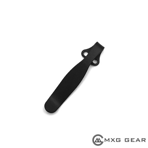 (Farbe Schwarz) Titan Deep Carry Taschenclip Hergestellt für Spyderco Para 3 Messer - Bild 1 von 4