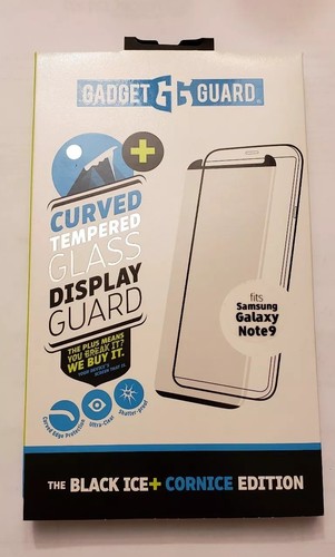 Neu Gadget Guard Black Ice + Gesims gehärteter Displayschutz, Galaxy Note 9 - Bild 1 von 4