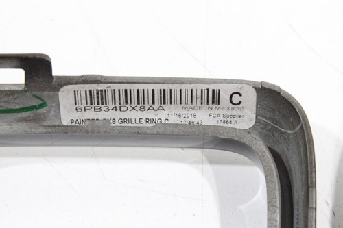 JEEP COMPASS FRONT BUMPER RADIATOR GRILLE BEZEL INSERTS OEM 2017 - 2021 ?? -SET- - Picture 7 of 8