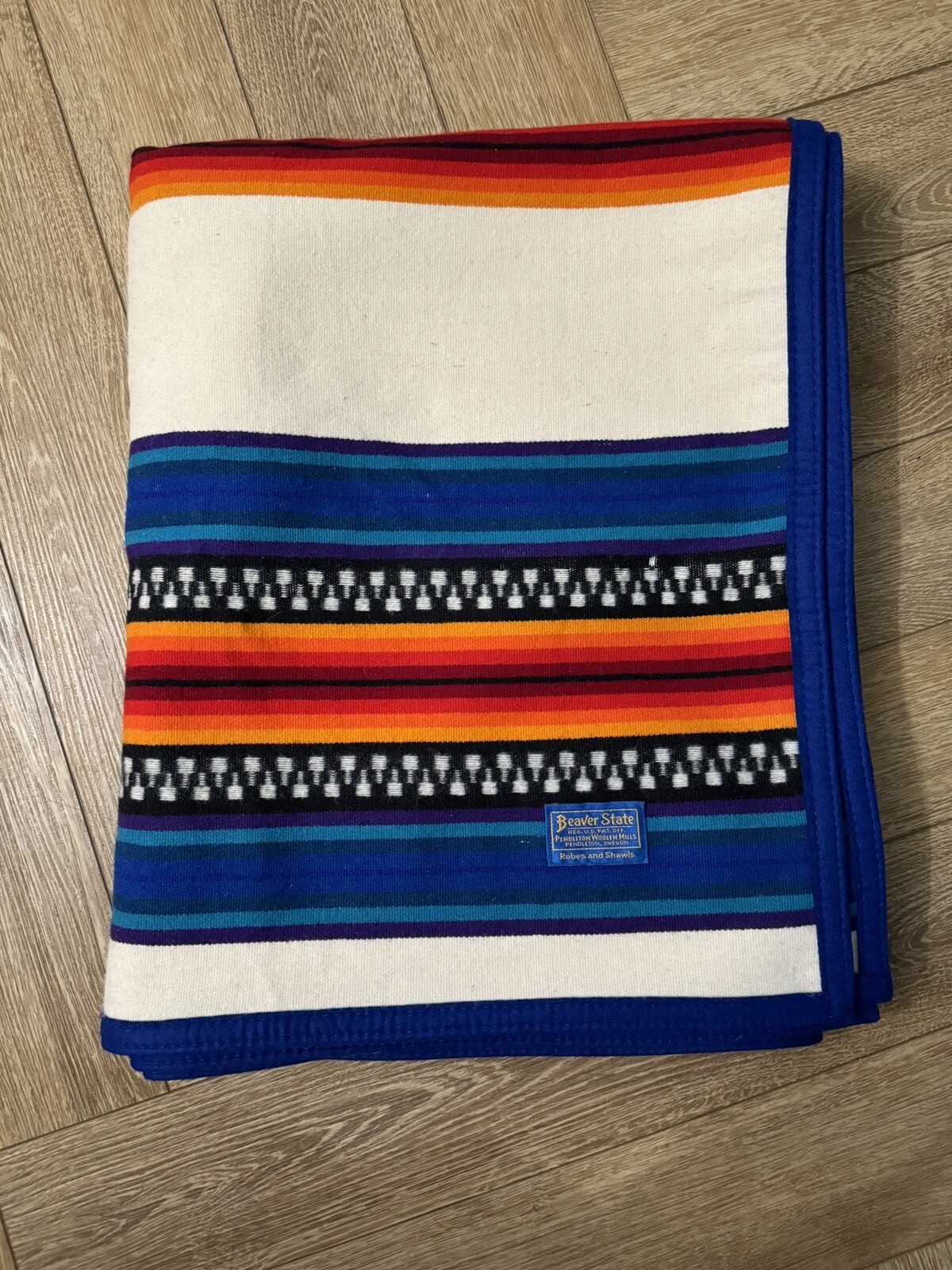 Vintage beaver state Native pendleton blanket eBay