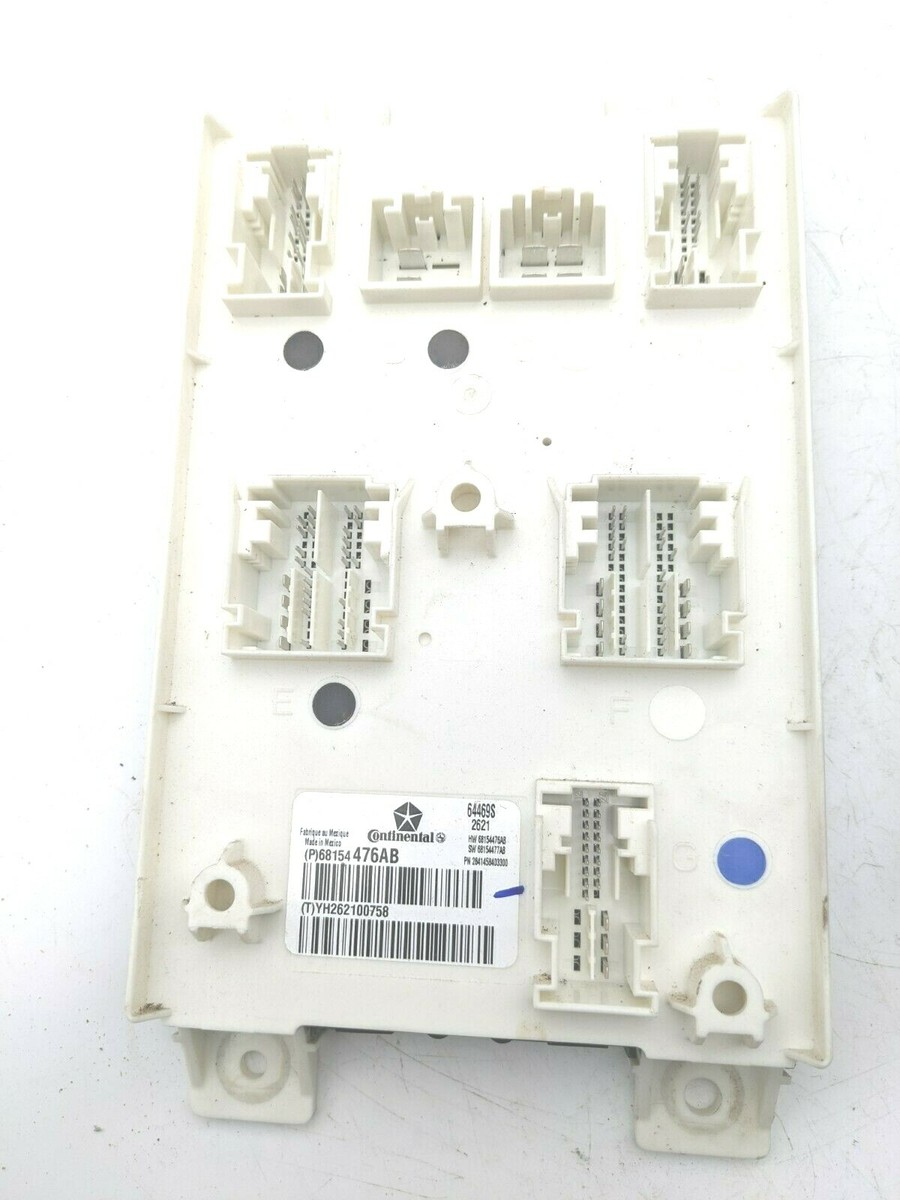 13 Dodge Journey Chassis ECM Body Control Lh Under Dash ID