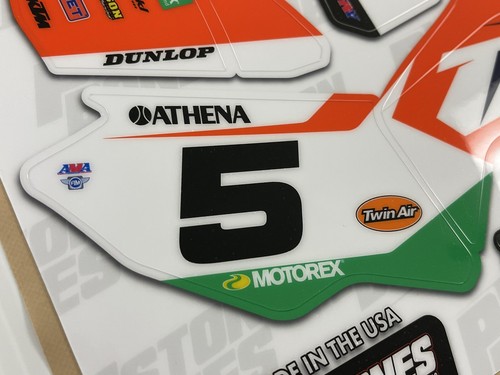 NUOVE DECALCOMANIE GRAFICHE LOSI PRO MOTO MX DUNGEY 5 TELECOMANDO HINSON MOTOREX - Foto 7 di 12