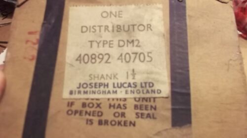 CLASSIC MINI MK1 NEW GENUINE LUCAS DM2 DISTRIBUTOR 40705 / 40892 - Picture 2 of 2