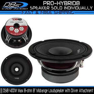 8-034-Midrange-Loud-Speaker-400W-8-ohm-Pro-DJ-Car-Audio-Mid-Range-DS18-PRO-HYBRID8