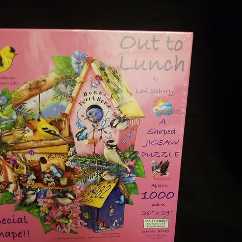 Jigsaw Puzzle “Out to Lunch” By Lori Schory 1000 Pieces NEW - Picture 5 of 6