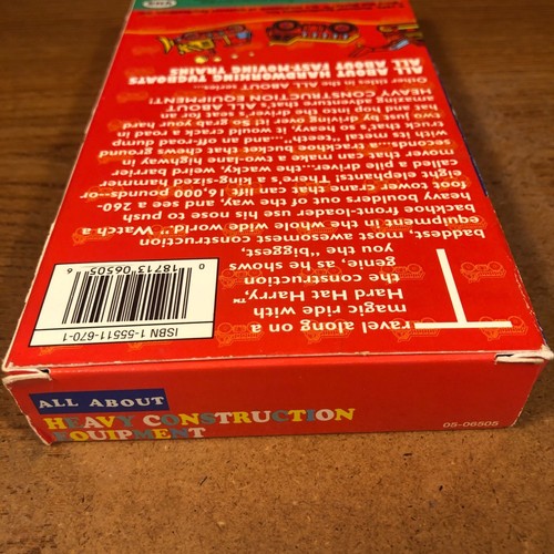 All About Heavy Construction Equipment VHS Movie VCR Video Tape Used - Picture 5 of 6