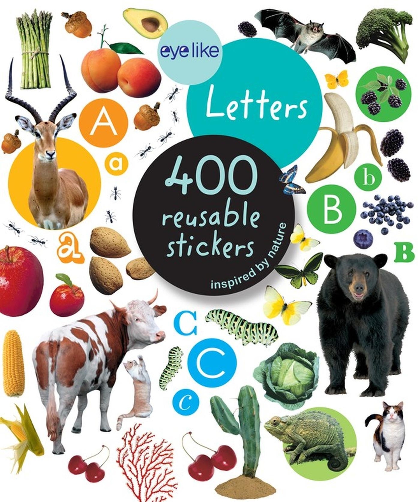Thumbnail - Eyelike Stickrs: Letters | 400 Reusable Stickrs Inspired By Nature |