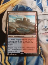 Steam Vents MTG Secret Lair Rare Land Near-Mint to Mint x1