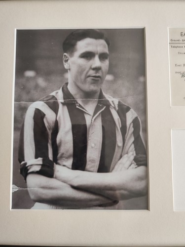 East Fife V Dunfermline Septiembre 1944 Match Tarjeta Montaje y Marco Firmado Allan Brown - Imagen 3 de 22