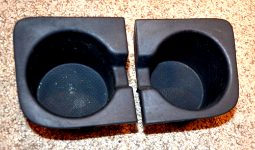 2005-2015 TOYOTA TACOMA CUP HOLDERS DRINK RUBBER INSERT PAIR USED OEM - Picture 2 of 6
