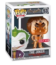 Funko Pop Heroes Batman Arkham Asylum The Joker #83 Orange Chrome