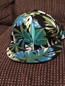 Fashion-Unisex-Baseball-Cap-Marijuana-Leaf-Snapback-Hat-Hip-Hop-Adjustable-Size