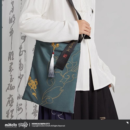 Honkai Impact 3 Official Fu Hua Chinese Style Canvas Bag Shoulder Bag Game Gift - Picture 1 of 5