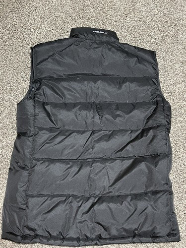 Denali Weather Gear Men’s Insulated Puffer Vest Black Medium Full Zip - Picture 2 of 3