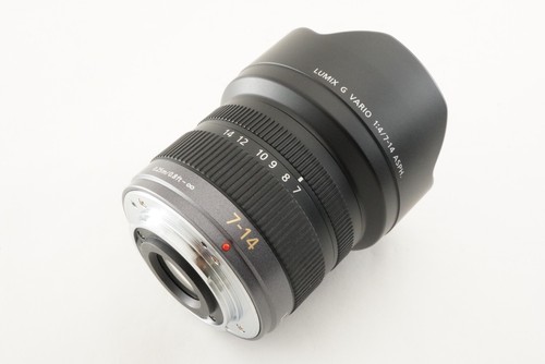 Panasonic LUMIX G VARIO 7-14mm F4 ASPH. H-F007014 AF ZOOM Lens from Japan #1118 - Picture 7 of 13