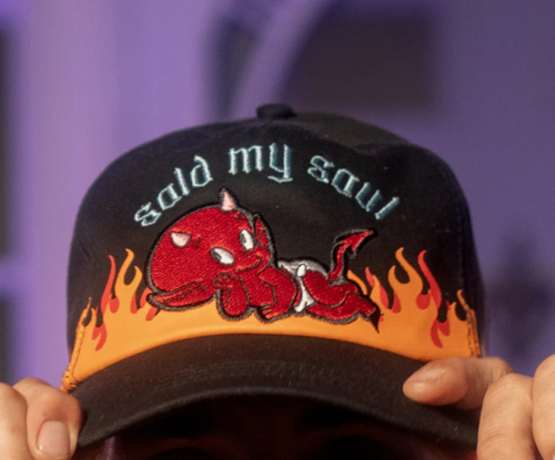 CW HOT STUFF DEVIL DAD HAT NEW