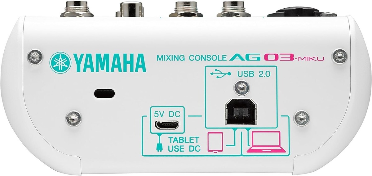 DTM・DAW YAMAHA AG03-MIKU Amazon.co.jp: Yamaha, AG03 - MIKU, Webcasting Mixer, 3