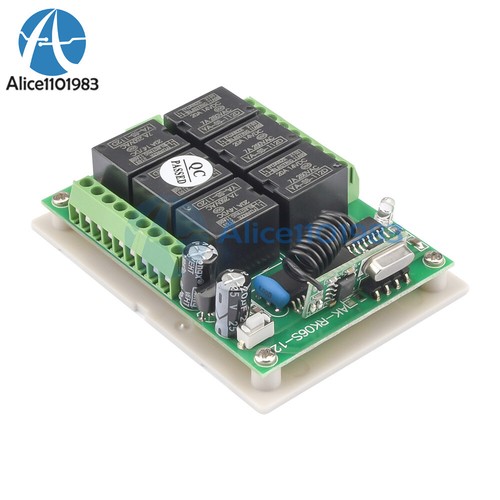 315MHz DC12V 6 CH Wireless RF Remote Control Switch Light Receiver Transceiver - Picture 2 of 10