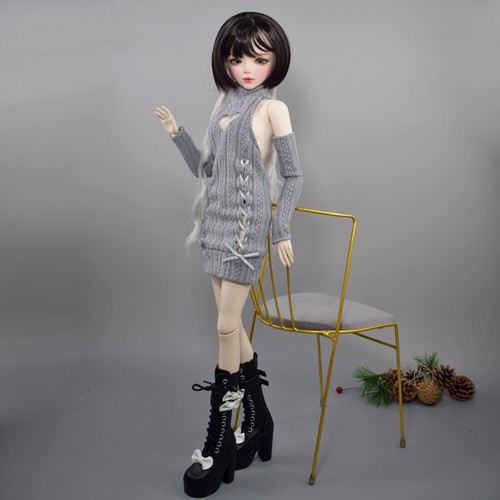 1/3 BJD Puppe + Gesicht Make-up + 3D Augen + Haare + Schuhe + Kleidung Full Set BJD Toys - Bild 3 von 24