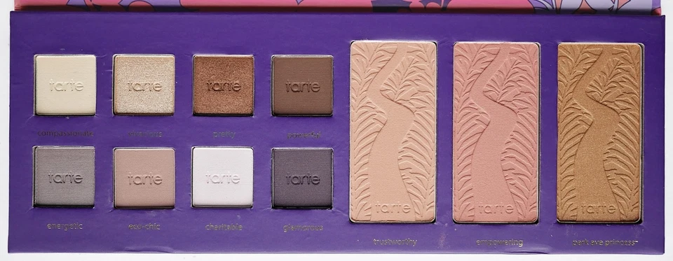 Tarte Empower Flower Amazonian Clay Collector's Eye Shadow Blush Bronzer Palette - Image 2 of 4