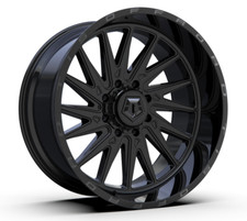 20" TIS 547B Gloss Black 20x10 Wheel 6x135 6x5.5 Rim -19mm Lifted Truck Suv Rim