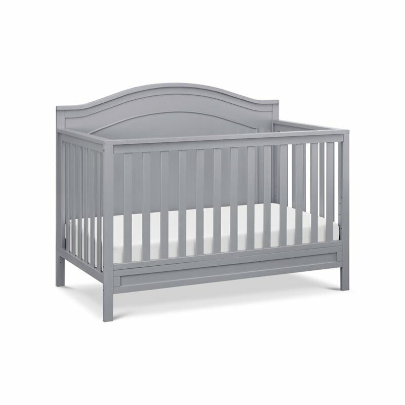 DaVinci Charlie 4 in 1 Convertible Crib in Gray