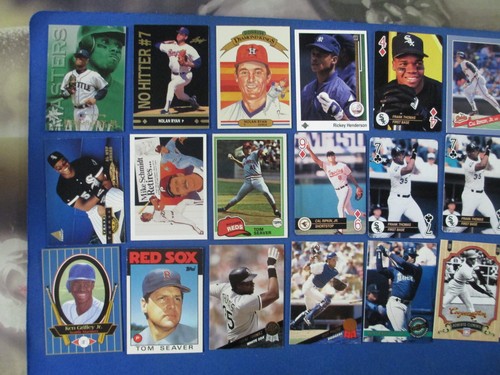 192 assorted HOF Baseball cards most NMT Ryan, Henderson, ect - Picture 11 of 24