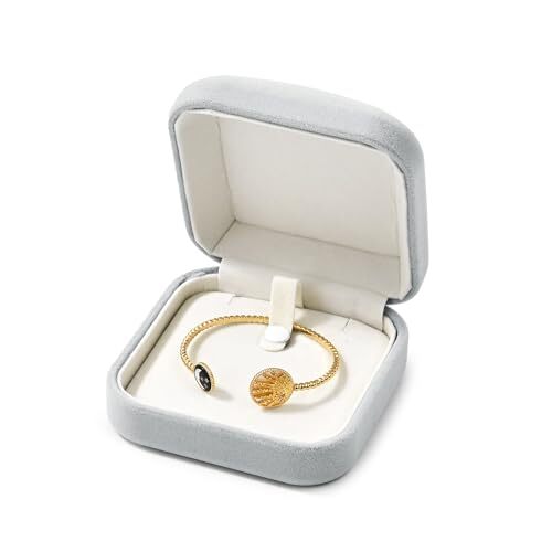 Bracelet Gift Boxes Velvet Bracelets Display Case Grey Bangle Bangle Box - Bild 4 von 7