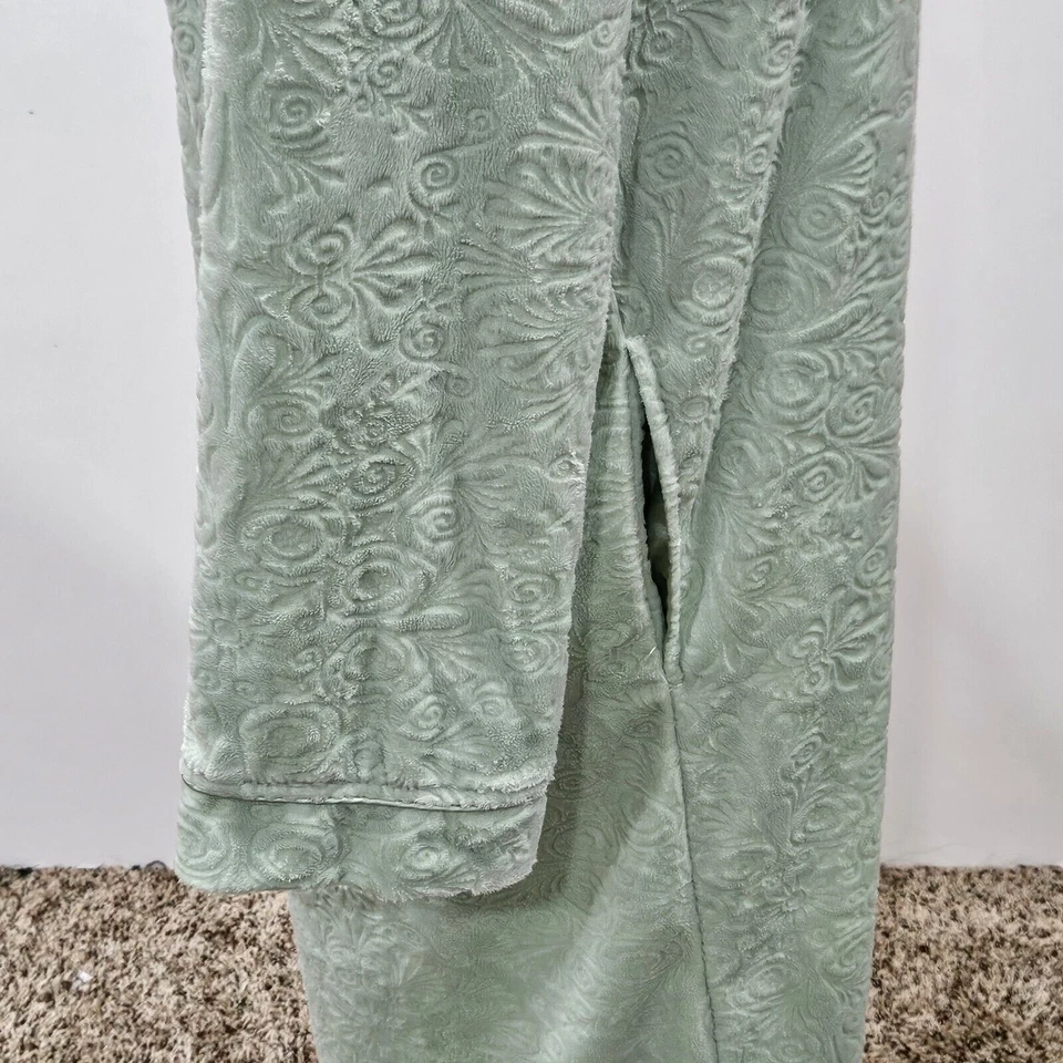 Abrigo camisón Karen Neuburger para mujer casa grande de piel sintética cremallera completa Cottagecore Foto 4 de 4