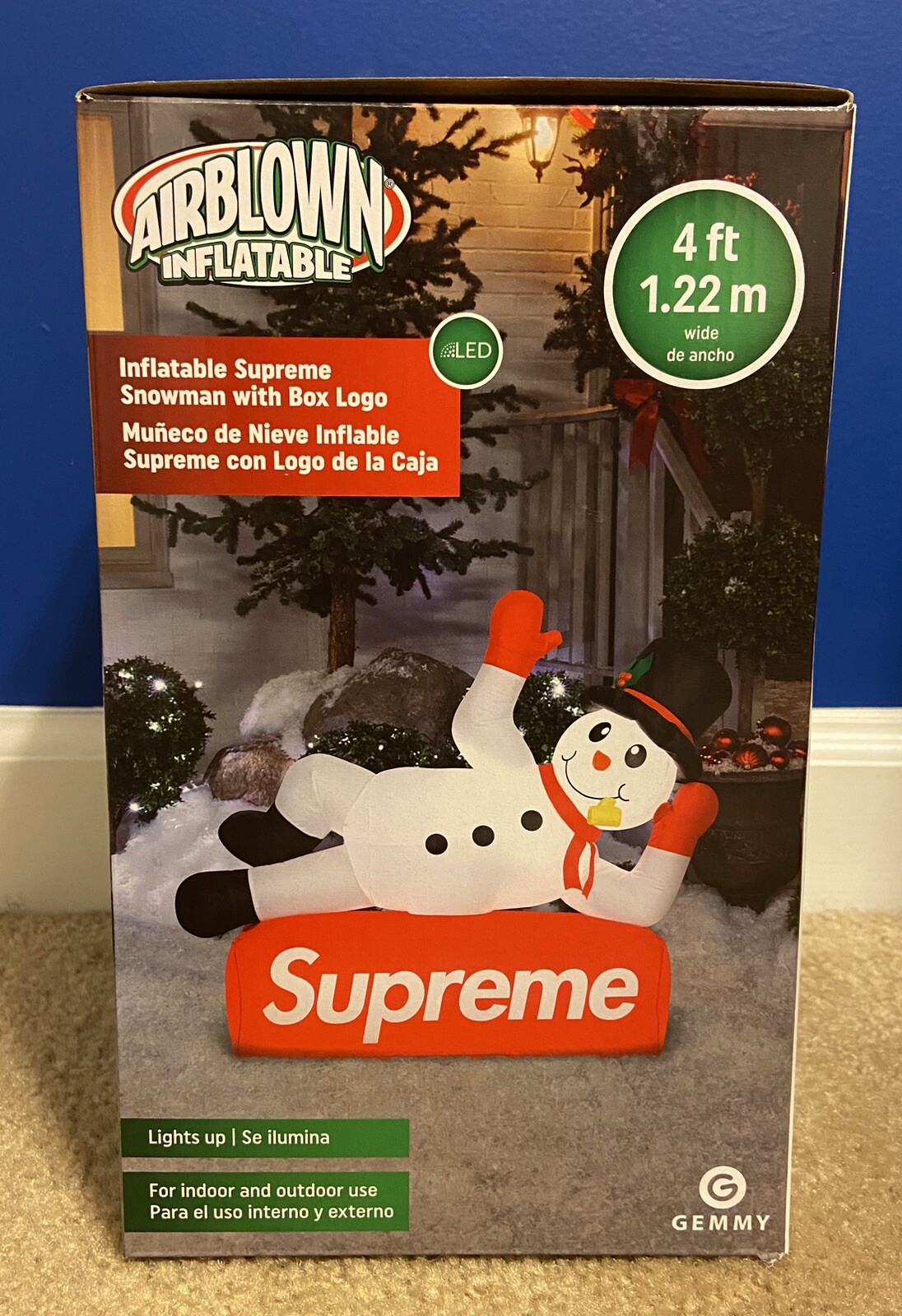 Supreme Large Inflatable Snowman