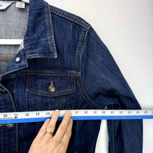 LL Bean Womens Lightweight Jean Jacket Size Medium Blue Medium Wash - Picture 6 of 10