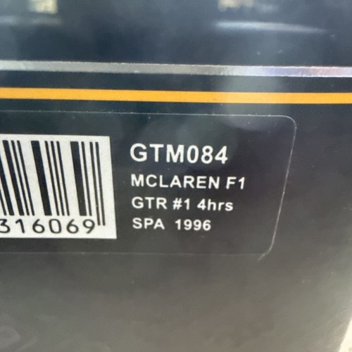 IXO 1.43 Scale McLaren F1 GTR SPA 4hrs Car no 1 / 1996. - Picture 10 of 10