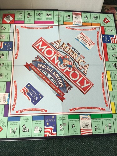 Juego de mesa completo Parker Brothers' MONOPOLY The AMERICA edición especial - Imagen 7 de 12