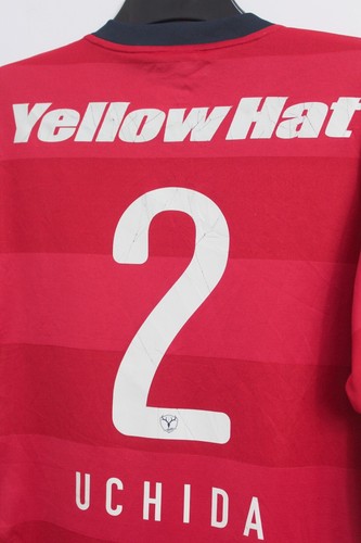 MAILLOT DE FOOTBALL NIKE KASHIMA ANTLERS 2010 J.LEAGUE DOMICILE UCHIDA #2, TAILLE : GRAND - Photo 5/6