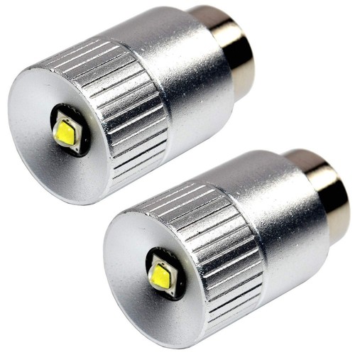 2-Pack HQRP Ultra Bright 300Lm High Power 3W LED Bulb for Maglite 3D-6D / 3C-6C - 第 1/11 張圖片