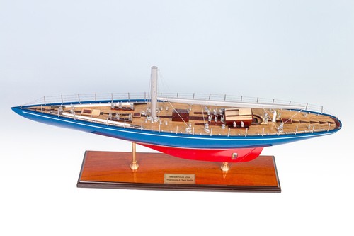 ENDEAVOUR J CLASS YACHT WOODEN MODEL Ship Boat Sailboat Gift - Special Edition - Foto 2 di 8