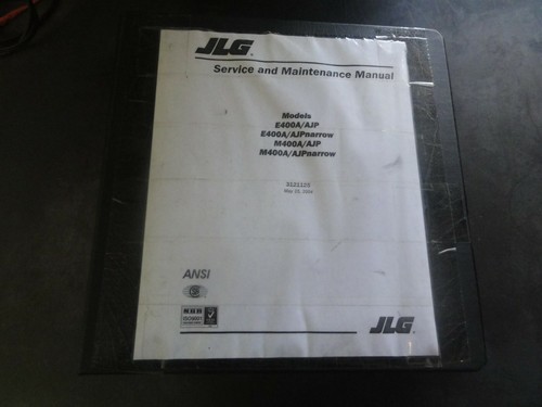 JLG E400A E400A/AJP E400A/AJPnarrow M400A/AJP M400A/AJPnarrow Serviceanleitung - Bild 1 von 8