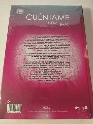 Cuentame Como Paso Temporadas 9-10 Completas - DVD Libro Grande Reg 0 Nueva - Imagen 3 de 6