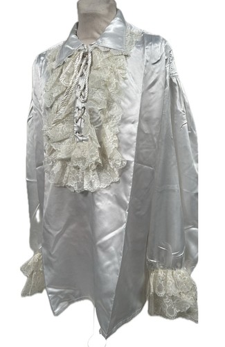 Chaleco Gótico Período Steampunk Victoriano Renacimiento Camisa/Chaleco Sedoso - Imagen 7 de 8