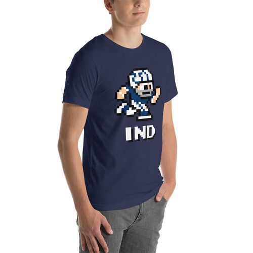 Camiseta Indianapolis Colts NES jugador de fútbol americano 8 bits Tecmo Super Bowl Nintendo - Imagen 10 de 13